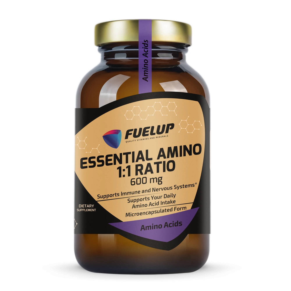 Essential Amino 1:1 Ratio 600mg \ 90 Capsules