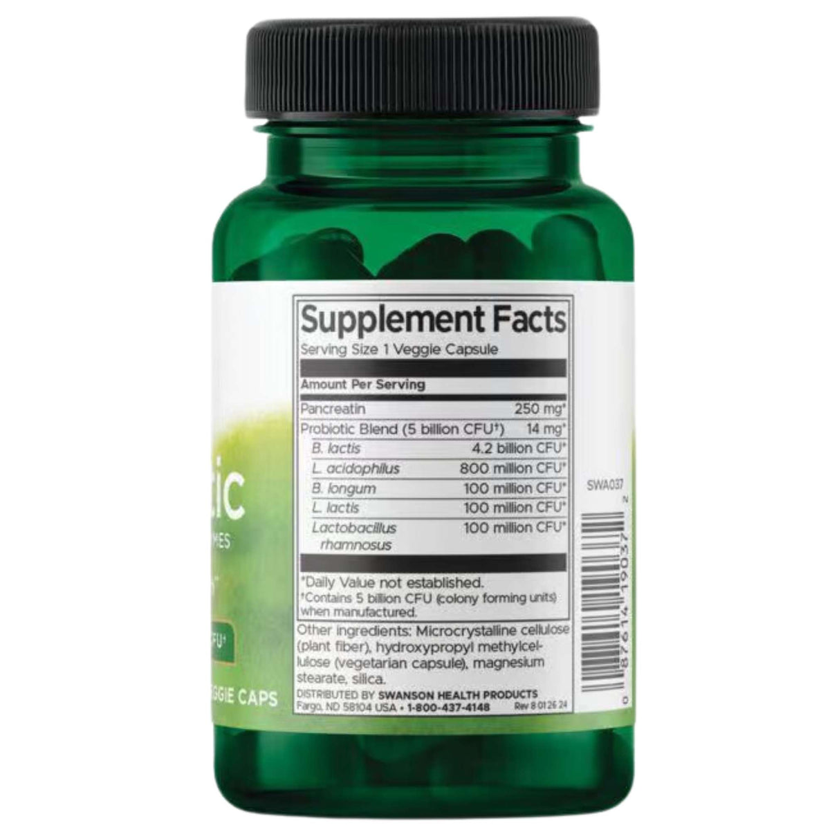 vitanetshop - SWA037 - probiotic - back